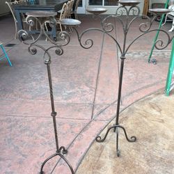 Wrought Iron Candelabras 
