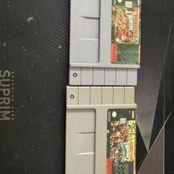 Donkey Kong Country 1 & 2 Super Nintendo SNES