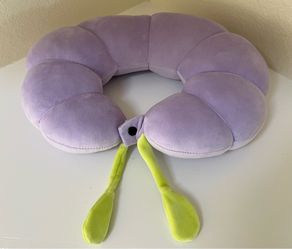 Purple Plush Travel Neck Pillow
