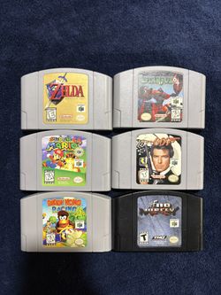 lot of N64 games