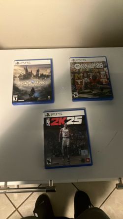 PS5 Game Bundle – Hogwarts Legacy, NCAA 26, NBA 2K25