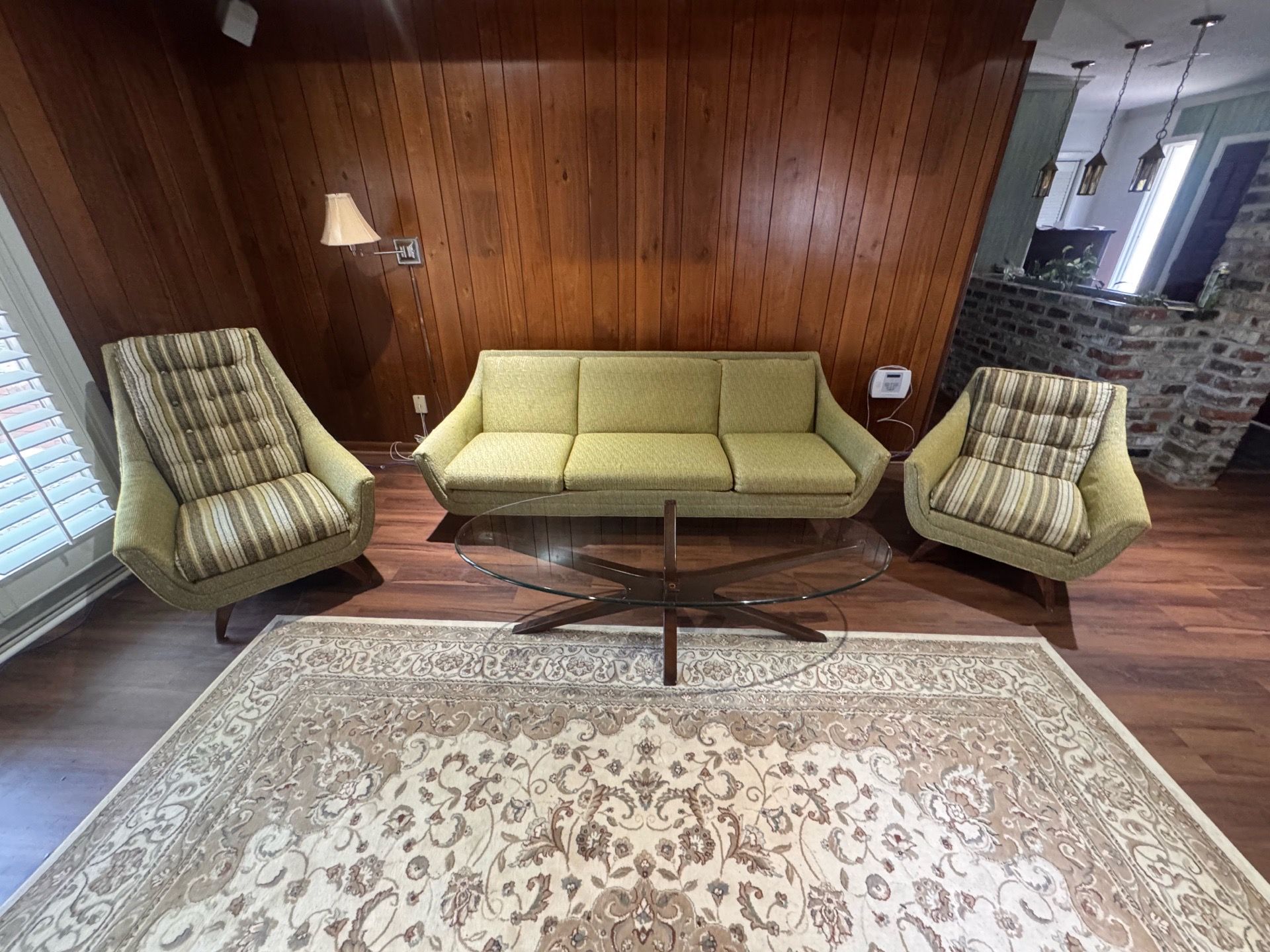Mid century Modern Living Room Furniture Set –