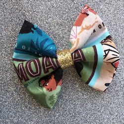 Moana headband/clip on bow