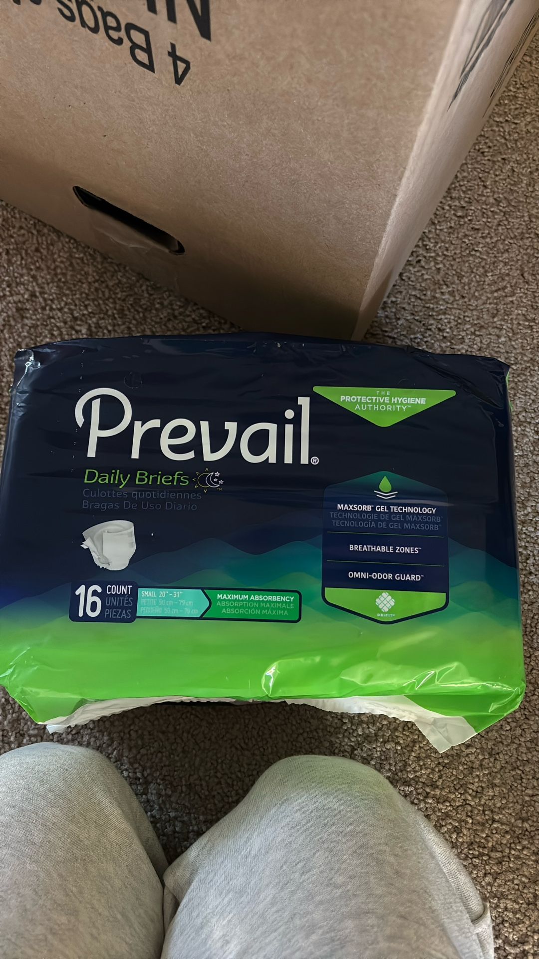 Prevail Diapers For Large Child Or Small Adult