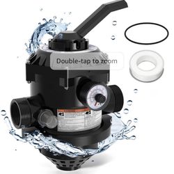 New 262506 1-1/2-Inch 6-Way Clamp Style Valve Compatible with Pentair Pool and Spa Sand Filter Replacement# 262504,261130 Filter Valve