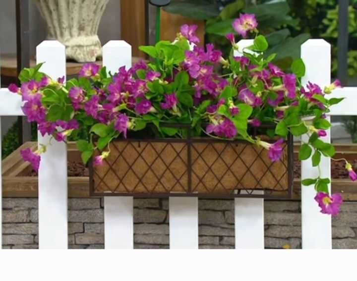 New Outdoor Flower Window Box. Metal With Coco Fiber Liner Included. BLOWOUTSALE $25 Each Originally $70 We Have More Available