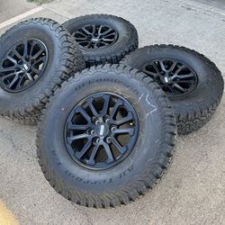 17” ford raptor oem wheels tires new