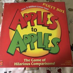 Apples To Apples Game 