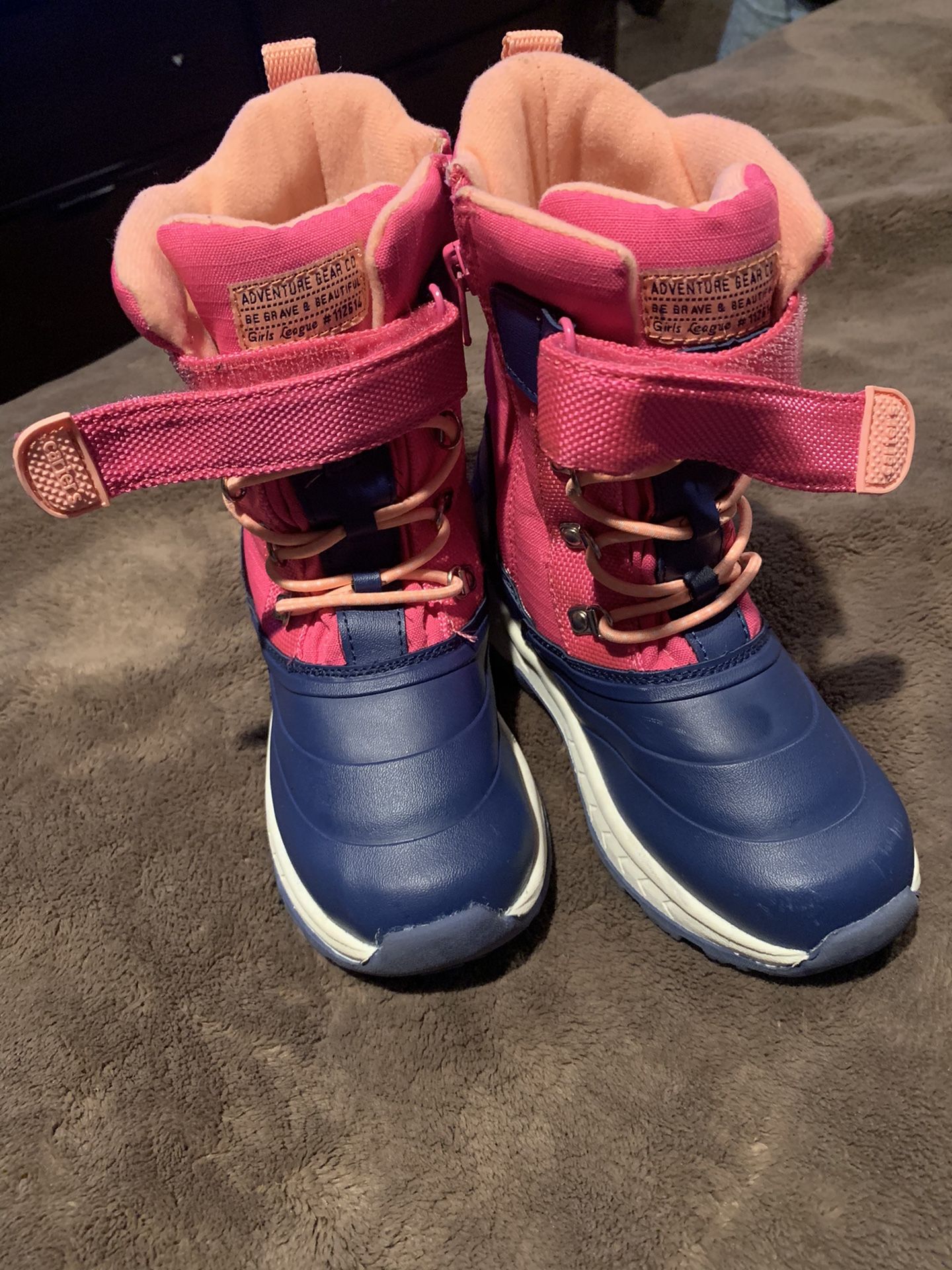 Snow boots girls sz 1