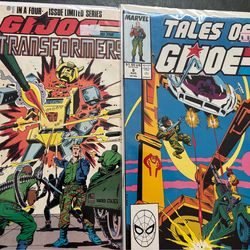 G.I. Joe and transformer comics
