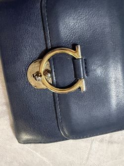 Ferragamo Blue Wallet, Great Condition