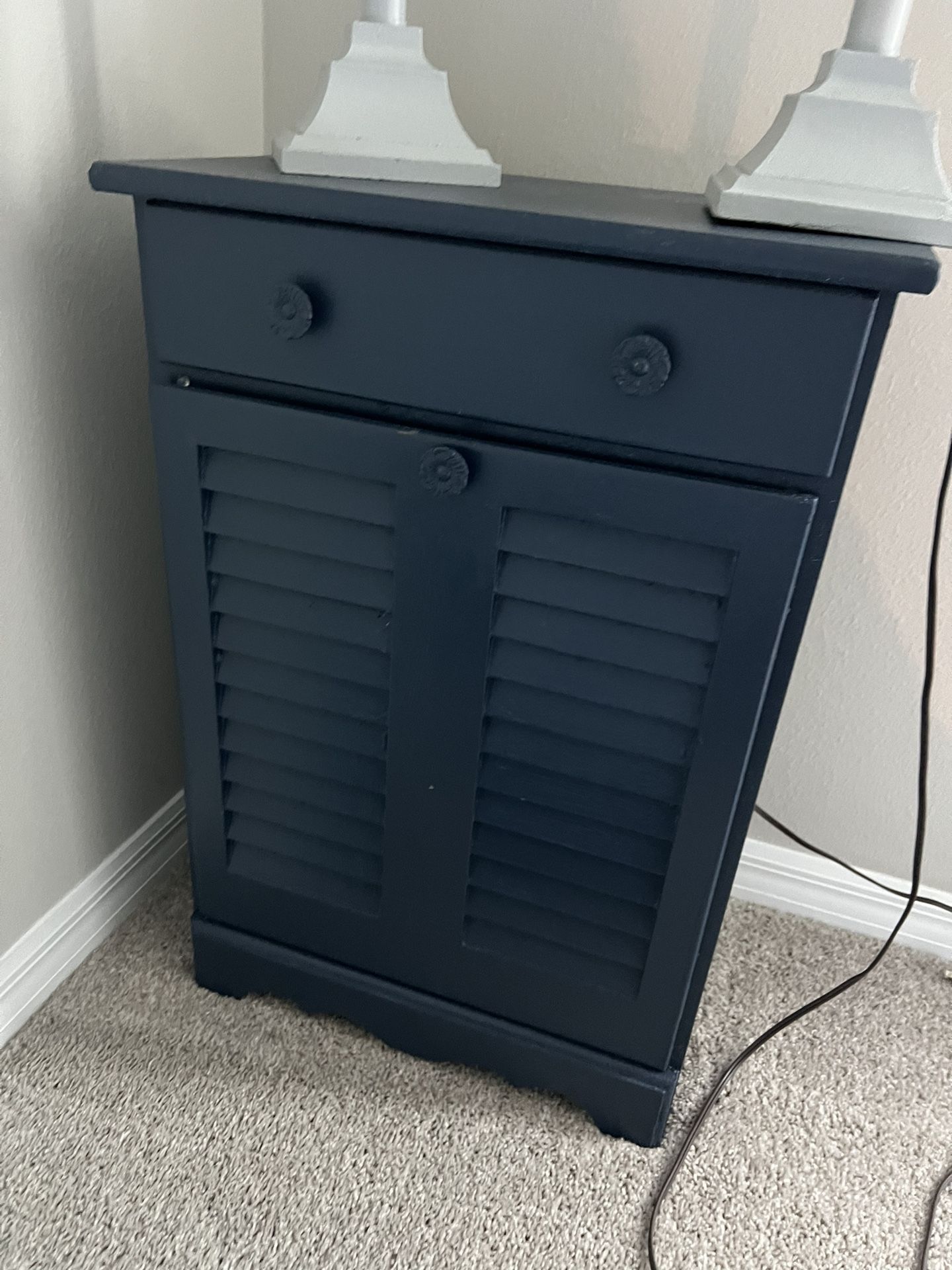 Wood Cabinet Laundry Hamper