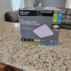 Bathroom Fan With Led Light New