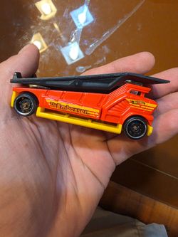 Hot Wheels The Embosser K12 2016 Mattel DTX22 HW Experiments Orange/Yellow/Black NM