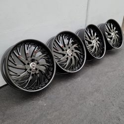 26" Lexani/Artis rims gloss black. $1400 
