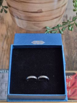 Mens or Ladies 925 Sterling Silver Earrings