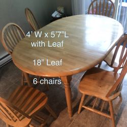 Table And Chairs