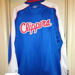 Los Angeles Clippers Reebok Vintage Warm Up Jacket