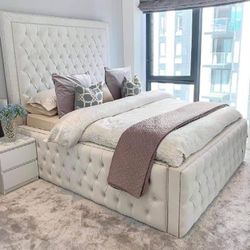 Tufted Bed Queen King Cal King 