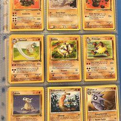 90 Vintage Pokemon Cards in Near Mint Condition Lot #1