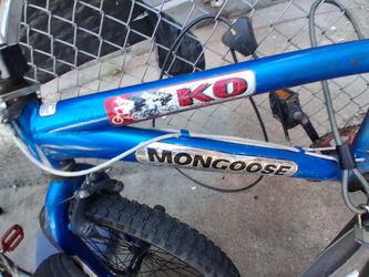 Vintage Mongoose KO Team Issue 20” BMX Freestyle Bike – Blue