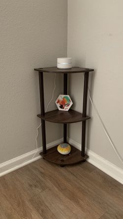 Furinno Turn-N-Tube 3-Tier Corner Shelf