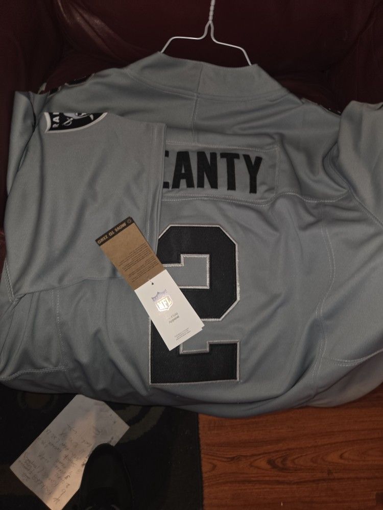 Jeanty and Crosby raider jerseys