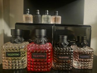 Valentino perfume set de 8 2 de 1.7 .. 2 de 1.0 y y minis