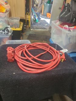 20 ft extention cord with 3 plug ins