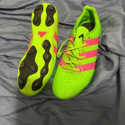 Green Adidas Cleats 