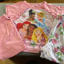 Disney Princess 3 Piece Pajama Set