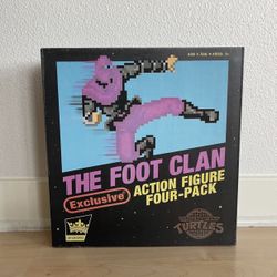 NINTENDO TMNT ACTION FIGURES NINJA TURTLES FOOT CLAN 