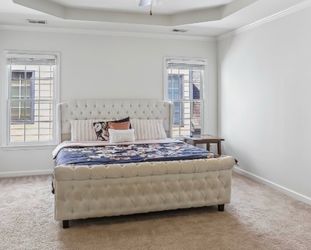 King Bed Frame with 12” King Mattress