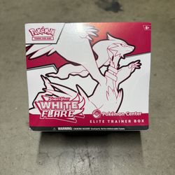 White Flare Elite Trainer Box ETB Pokemon Center