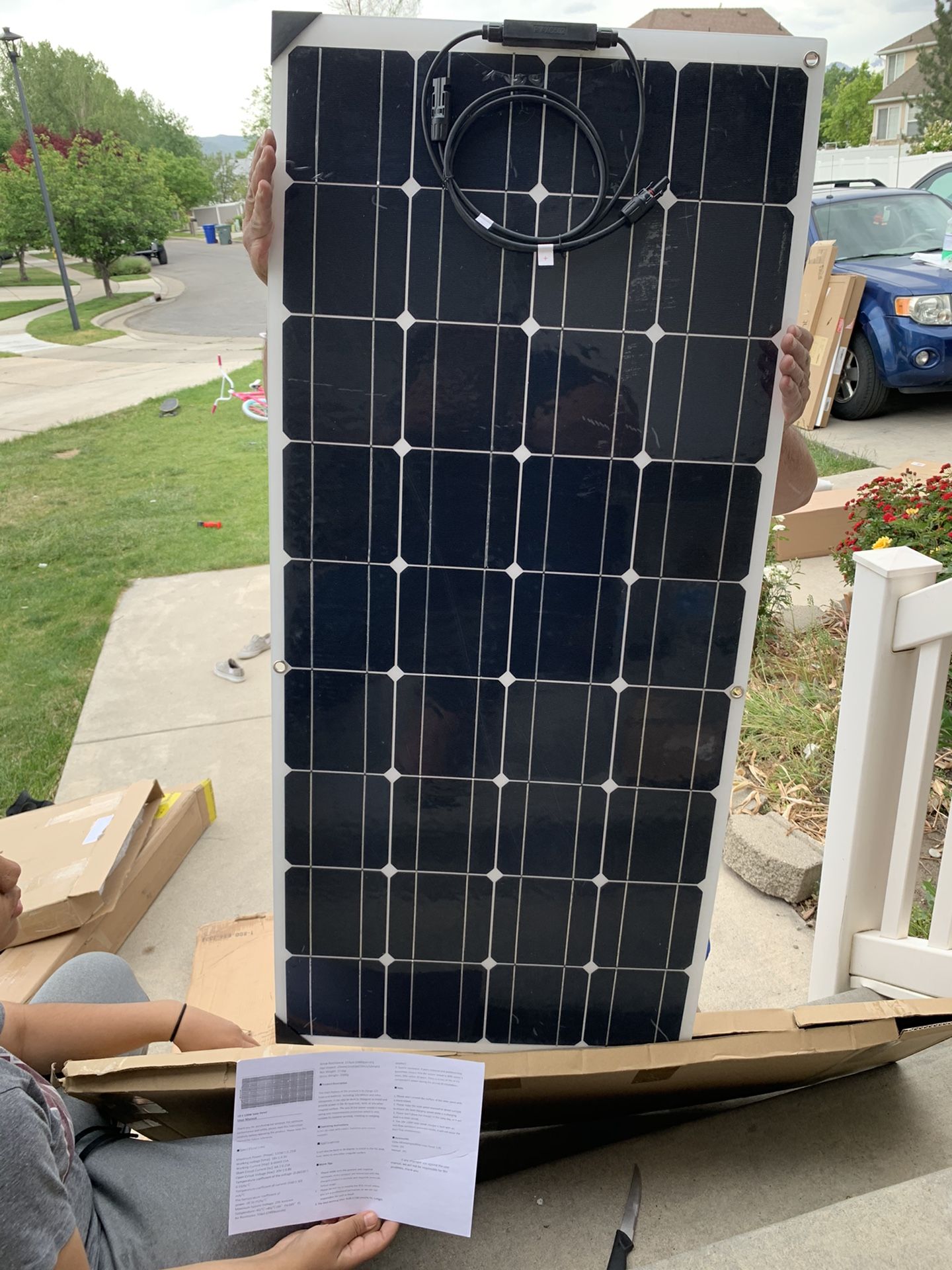 Monocrystalinne solar panel