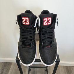 Jordan Flight 4 Black White Red Size 8 w/ Box