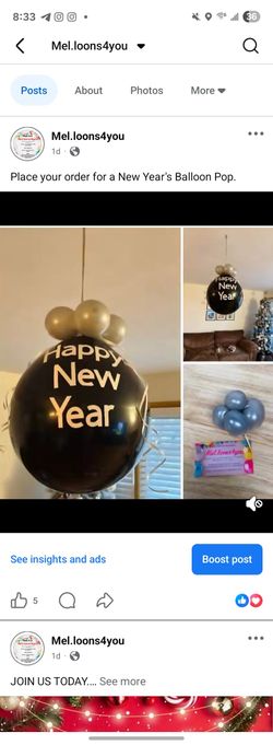 NEW YEAR STUFFED BALLOON
