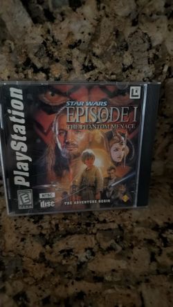 LucasArts Star Wars Episode I: The Phantom Menace game for the Sony PlayStation 1, $10