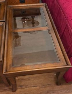 Coffee table and end tables