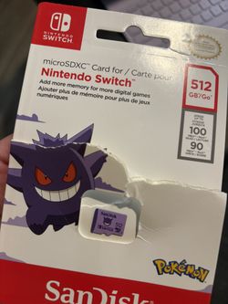 SanDisk 512GB Pokemon UHS-I microSDXC Memory Card