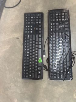 Wired USB Keyboards – Lot of 2