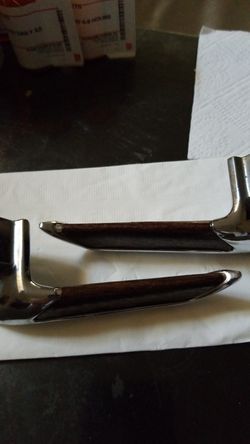 65 66 mustang door handles with back plate