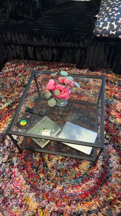 Black Glass Coffee Table