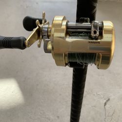 Shimano Calcutta 101 Left Handed / Rod California Classic 6840 8’ 20-40lb Line 