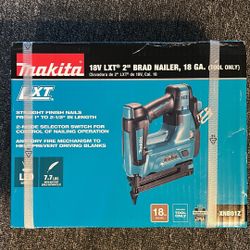 Makita 18V LXT Lithium-Ion 18-Gauge Cordless Brad Nailer (Tool-Only)