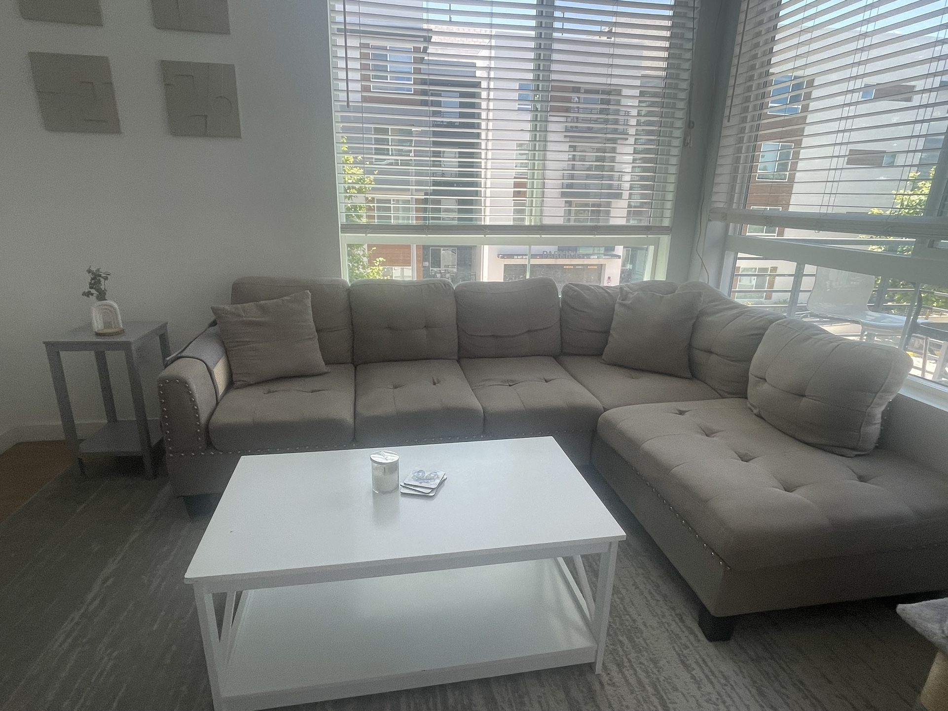 Couch + Coffee Table + Side Table