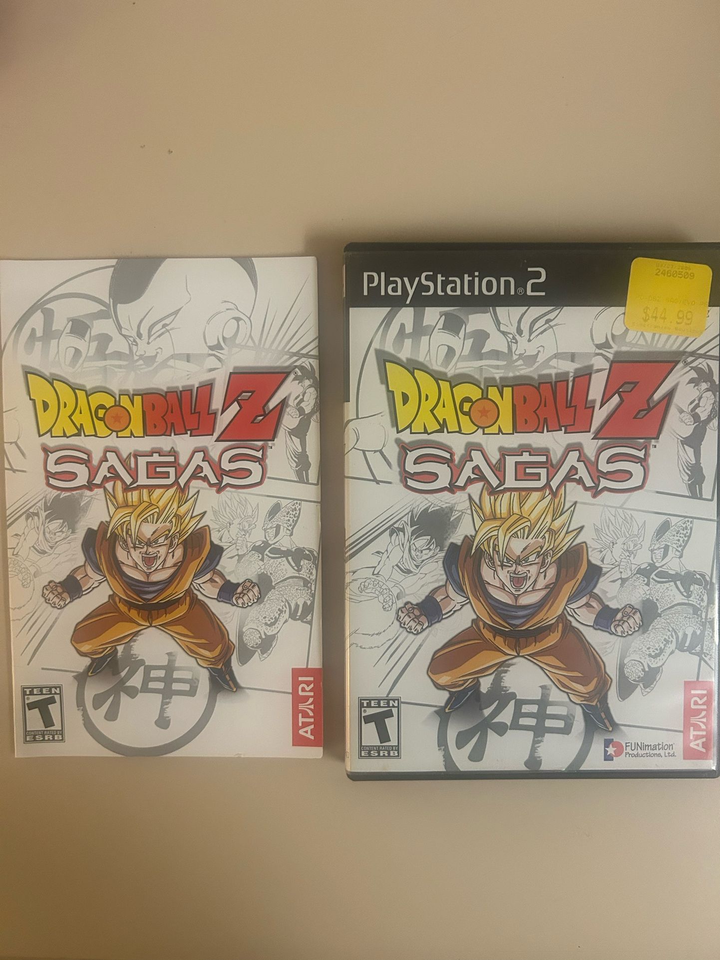 Dragon Ball Z Sagas PS2