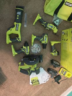 Ryobi 18v 6 piece set at Greenway and Grand