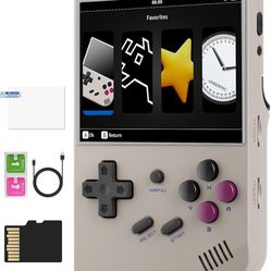 2024 Retro Handheld Game Console Linux System HD and TV Output 3.5 Inch IPS Screen 64G TF Card 5500+