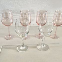 6 Glass Cups All For $6